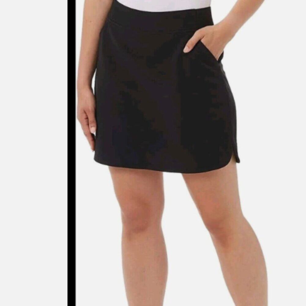 32 Degrees Cool Active Skort – Women’s L – Black – Lightweight Stretch NWT